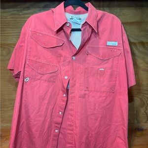 Columbia Men's Coral Button Down Shirt